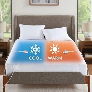 New Premier Comfort Cool Touch Heated Mattress Pad, Queen